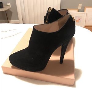 Miu Miu suede booties